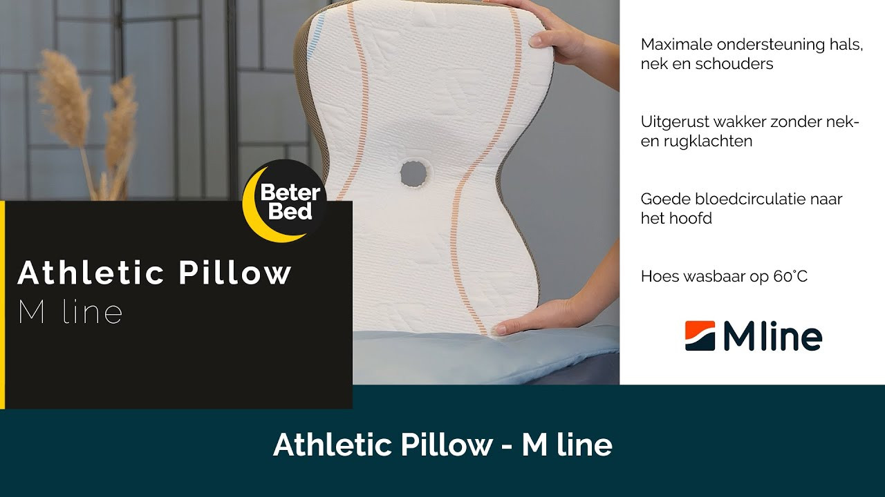 Athletic Pillow | M line | Hoofdkussen kiezen |  Beter Bed